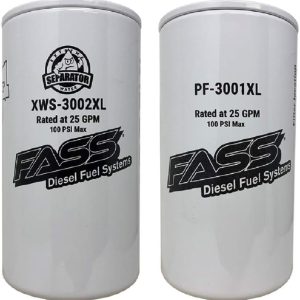 FASS Titanium Series Fuel Filter Combo Package