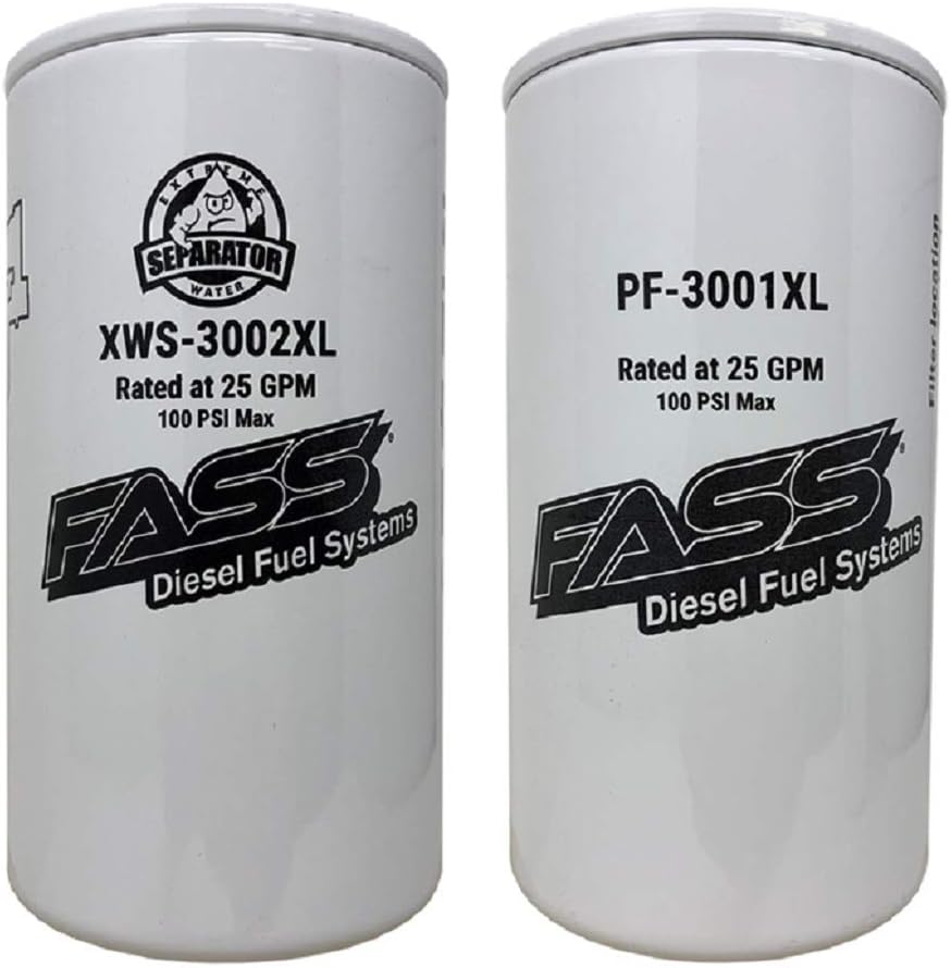 FASS Titanium Series Fuel Filter Combo Package