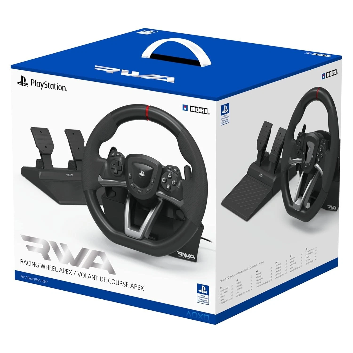 PlayStation Racing Wheel Pedals for PC PS4 PS5 Steering Controls Video Game Play