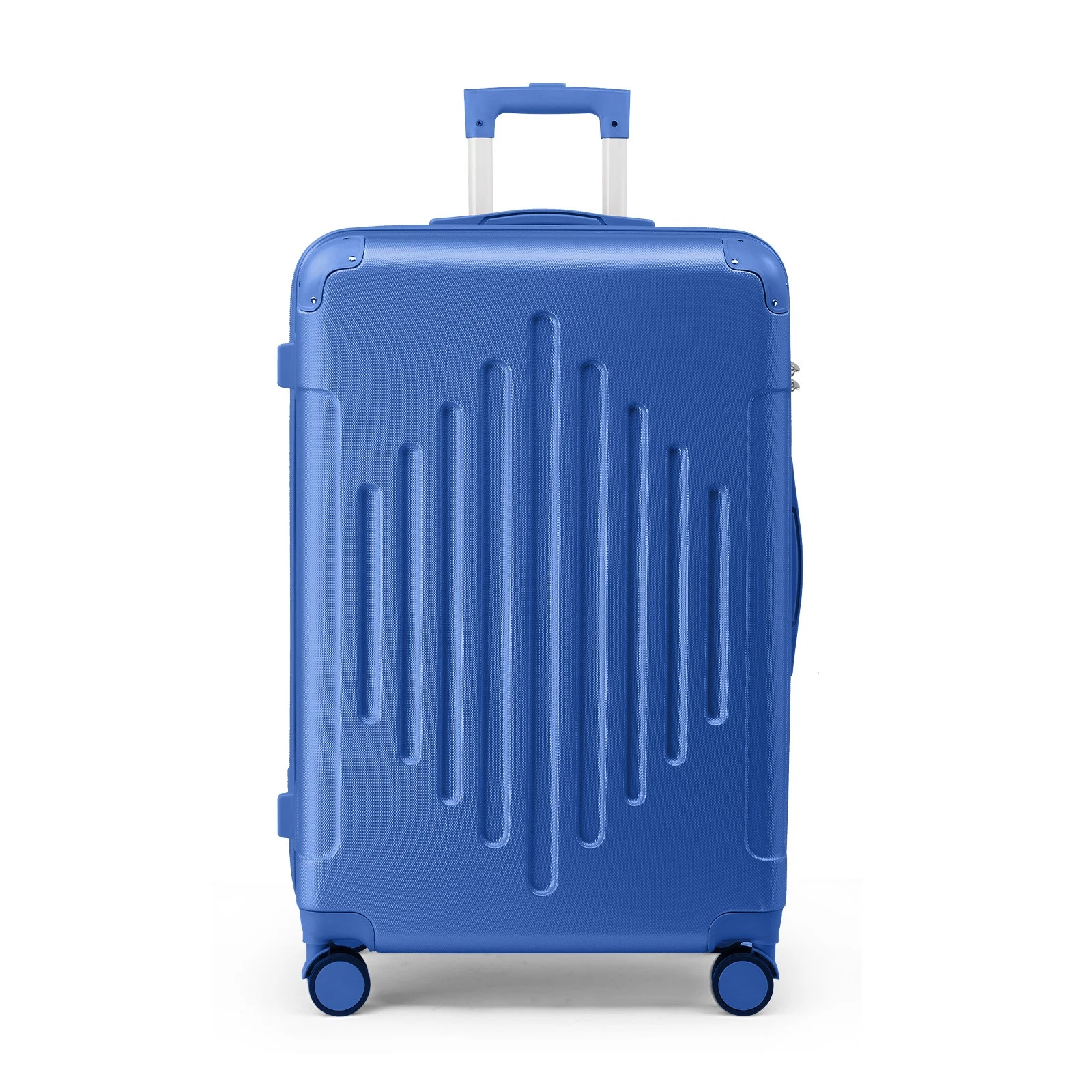 Premium 20in ABS Carry-On Luggage with Diamond Pattern & Reinforced Corners